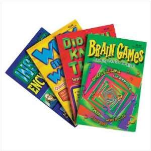  Set of 4 Eager Minds Activity Books: Everything Else