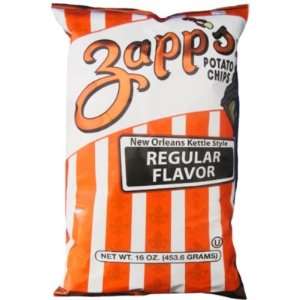  Zapps Regular Potato Chips   16 oz