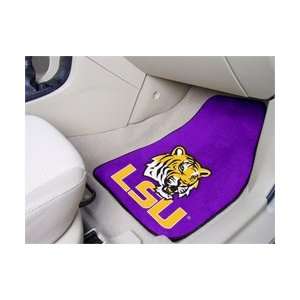    NCAA LSU Tigers Logo 2 Car  Auto Mat Set *SALE*