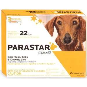  3 MONTH Parastar Orange for Dogs up to 22 lbs Pet 