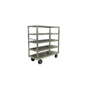   T723   China/ Silver Transporter w/ Open Design, (3) 27x72 in Shelves