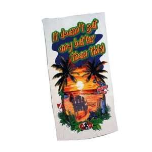   Diving Beach Towel   Sunset Beach (30 x 60 Inches): Sports & Outdoors
