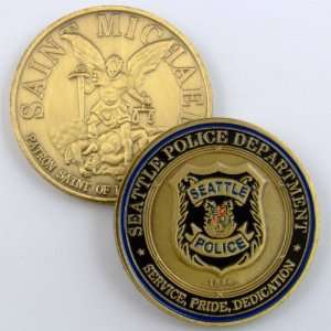    SEATTLE POLICE DEPARTMENT US CHALLENGE COIN V038: Everything Else