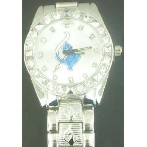   BABY PHAT SILVER WHITE FACE N BLUE LOGO HIP HOP WATCH 