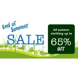  3x6 Vinyl Banner   End Of Summer Sale 