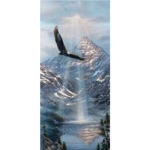  Reflections Of Freedom by Rick Kelley Tile Mural 12.75 
