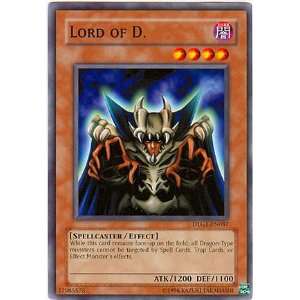  YuGiOh Dark Legends Lord of D. DLG1 EN087 Common [Toy 