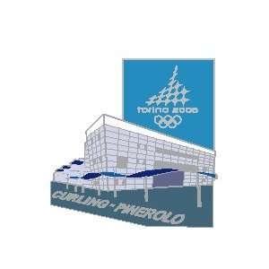   Torino 2006 Olympics Curling   Pinerolo Arena Pin