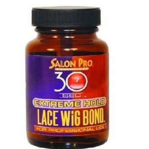  Salon Pro 30 Sec Lace Wig Extreme Hold Bond 3.4 Oz: Beauty