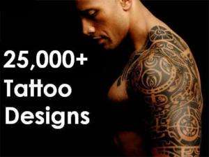 25,000 Tattoo Flash Designs Stencils PREMIUM Set dvd  