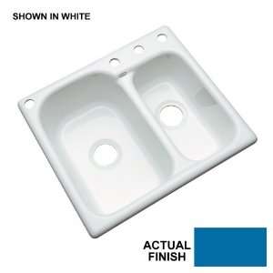   Double Basin Acrylic Topmount Kitchen Sink 33121