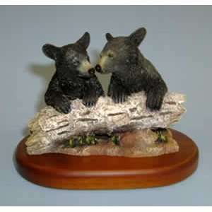  Black Bear Cubs Collectible Figurine