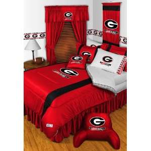  Georgia Bulldogs NCAA Sideline Bed Set: Sports & Outdoors