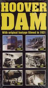 HOOVER DAM Documentary w/ Original 1931 Footage VHS New  