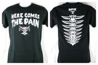 Brock Lesnar Here Comes The Pain T shirt New Adult Sizes  