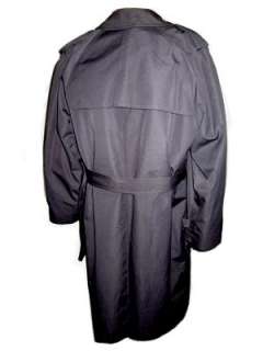 LONDON FOG Mens Vintage Mac Trench Raincoat Winter Coat Fleece Zip 