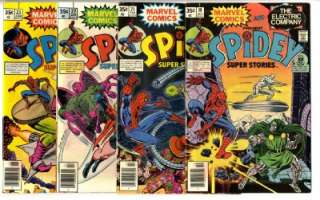 SPIDEY SUPER STORIES #19,21,22,23 Kid Comics Avg VG/F  