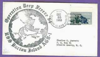 Operation Deep Freeze 1963 USS Burton Island Event  