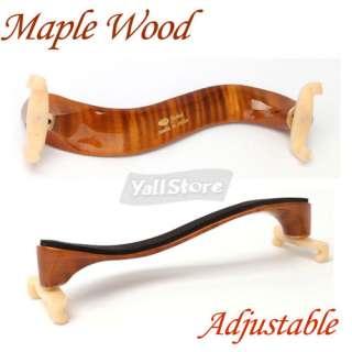 New 3/4 4/4 Size Maple Wood Violin Shoulder Rest Delux High Quality 