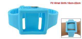 Sports Style Silicone Band Blue Case for iPod Nano 6  