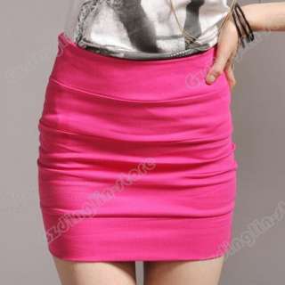 Lovely Candy Seven Colours Knit Skirt Mini Skirt #019  