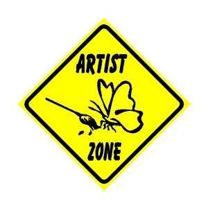  ARTIST ZONE paint craft hobby NEW sign