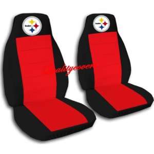  Black and Red Pittsburgh seat covers. 40/20/40 seats for a 