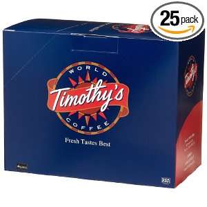 Timothys World Coffee K Cups Cinnamon: Grocery & Gourmet Food