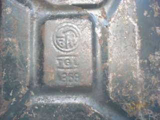 WWII GERMAN WEHRMACHT FUEL GAS CONTAINER JERRY CAN 5L.  