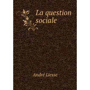  La question sociale AndrÃ© Liesse Books