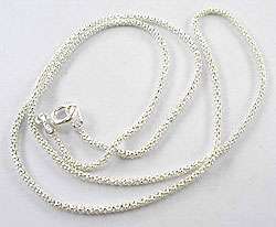 TWH 925 Sterling Silver Necklace 1.5 mm. 16  
