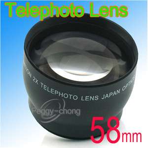 58mm 2.2x TELE Telephoto LENS 72mm Front Thread  