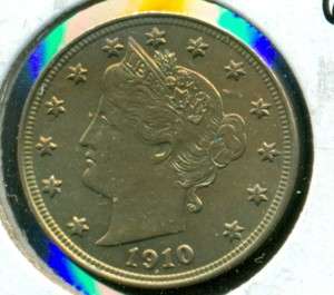 1910 LIBERTY V NICKEL   PROOF OR GEM BU?   ABSOLUTELY STUNNING 