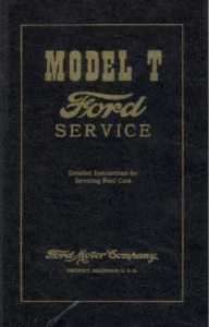1909 1910 1911 1912 1913 FORD MODEL T Service Manual  