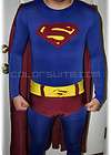 elite series superman costume lycra zentai full body suit belt