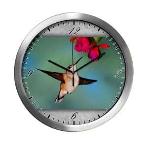    Modern Wall Clock Black Chinned Hummingbird: Everything Else