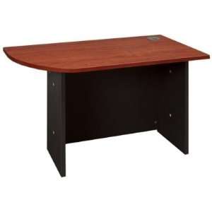  Radius Desk, Left, 41 3/4x23 1/2x29 7/8, Cherry/Pumice 