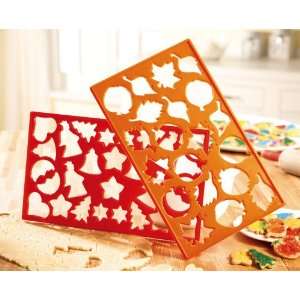  Harvest/ Holiday Cookie Cutter Presses Set Of 2 By 