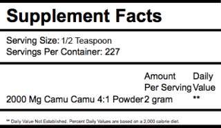 Camu Camu Berry Powder Natural Vitamin C Potassium 3 lb  