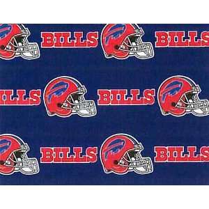   Buffalo Bills Football Cotton Fabric Print By the Yard