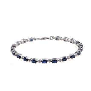  ANYA Sapphire & Diamond Bracelet: Jewelry