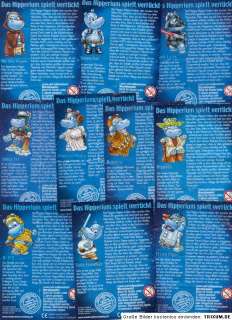 KINDER SURPRISE STAR WARS HIPPO COMPLETE SET FULL COLLECTION + ALL 