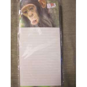  Animal Planet Magnetic List Pad ~ Chimpanzee: Office 