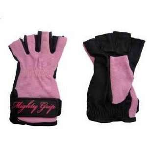Pole Dance Gloves by Mighty Grip (Small, Not Tacky, Pink):  