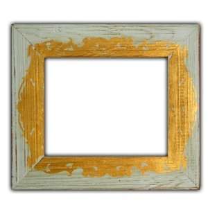 Reclaimed Wood Frame, Victorian Goldleaf Blue 