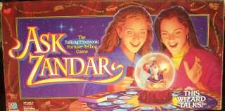 ASK ZANDAR THE TALKING ELECTRONIC FORTUNE TELLING GAME  