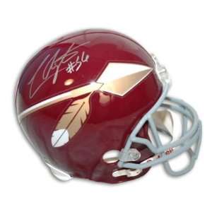 Lavar Arrington Signed Redskins 70th Anniv. Replica Helmet  
