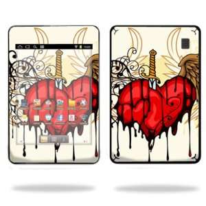   for Velocity Micro Cruz T408 Tablet Skins Stabbing Heart: Electronics