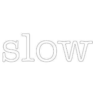  slow Giant Word Wall Sticker: Home & Kitchen
