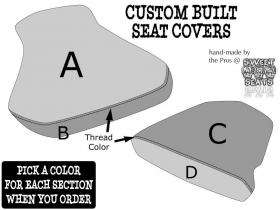  R1 Seat Covers 2000 2001 YZFR1 YZF R 1  vinyl skins Front & Rear 00 01